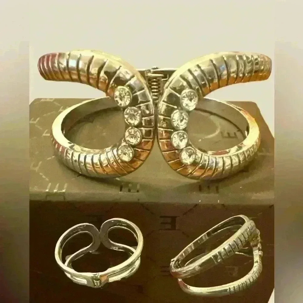 Silver Toned Cuff Bracelet